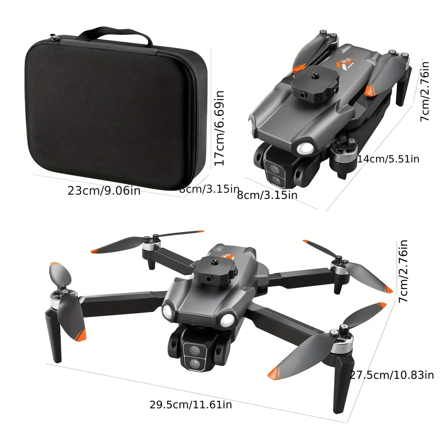 S119 Beginner Drone with 480p Camera - Obstacle Avoidance Quadcopter