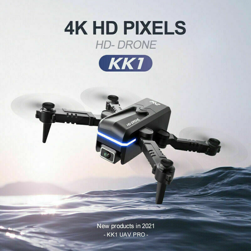 4K Drone with Dual Camera - WiFi FPV RC Quadcopter with 2 Batteries