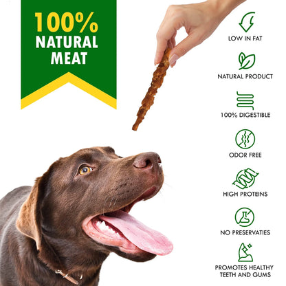 Chicken Wrapped Rawhide Sticks for Dogs - Natural Grain-Free Chews