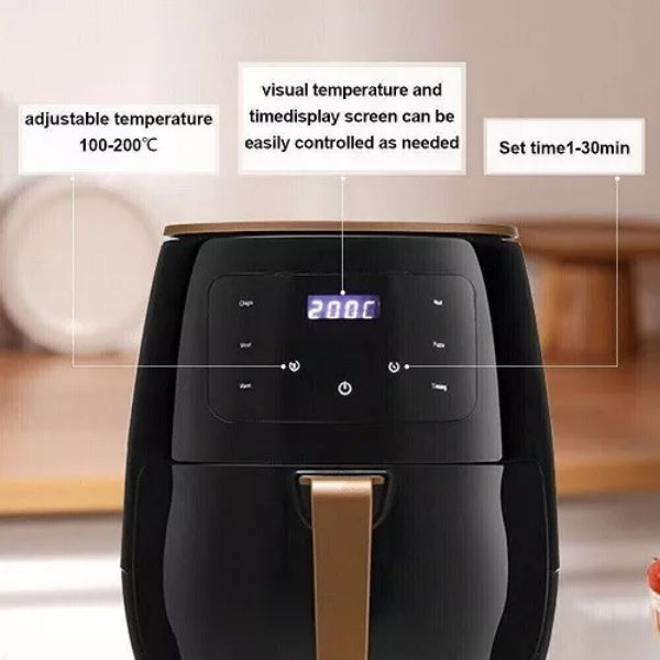6L Digital Air Fryer - Oil-Free Cooking with Touch Screen Control