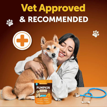 Pumpkin Powder for Dogs - Digestive Support & Fiber Supplement (8 OZ)